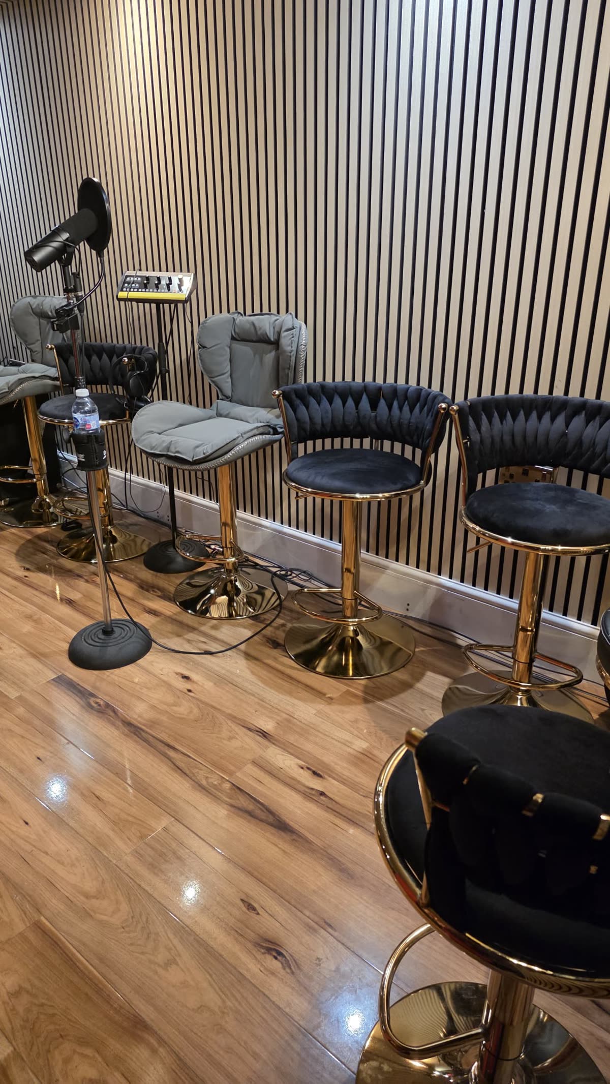 Artist seating & talkback area